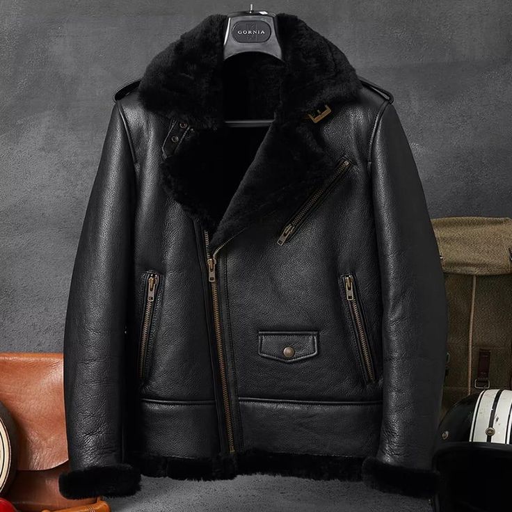 Black Aviator Jacket