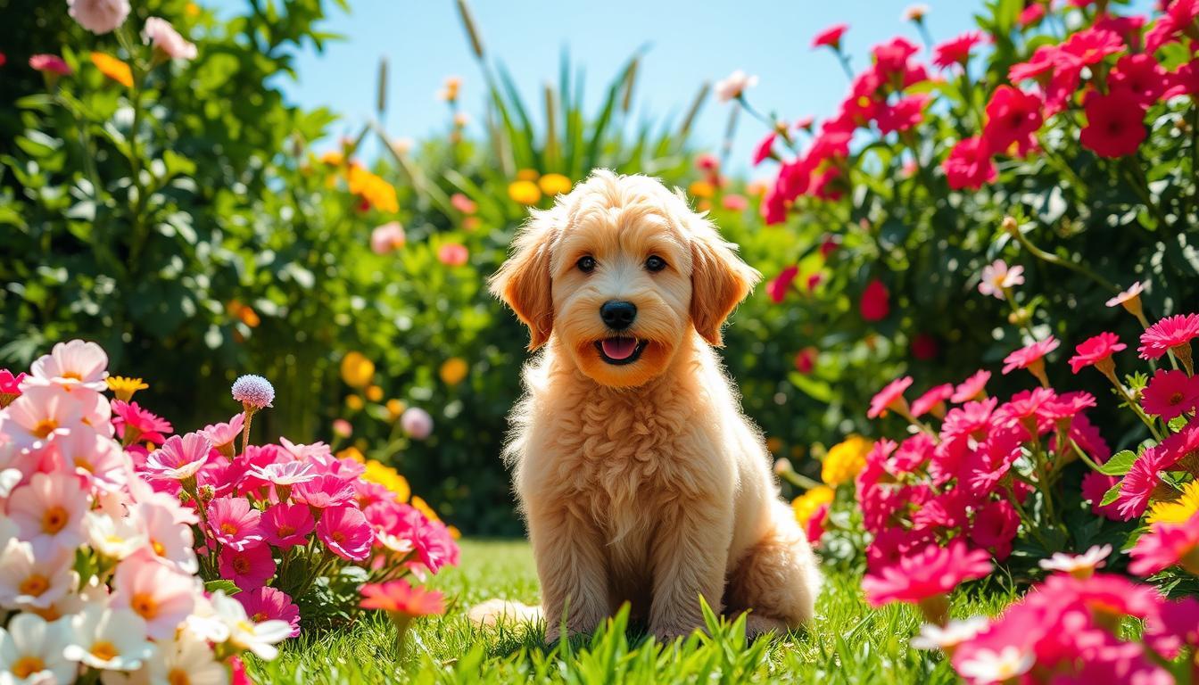 Adorable Picture of Goldendoodle Dog